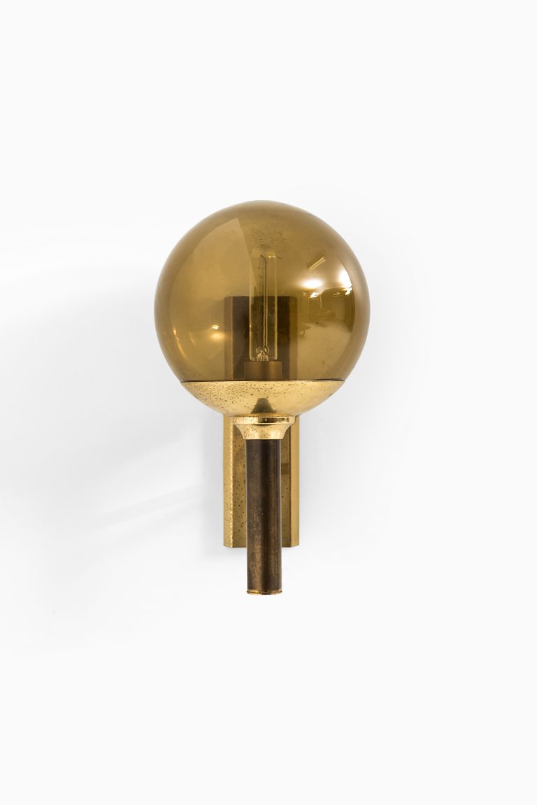 Sven Mejlstrøm wall lamps in brass and glass at Studio Schalling