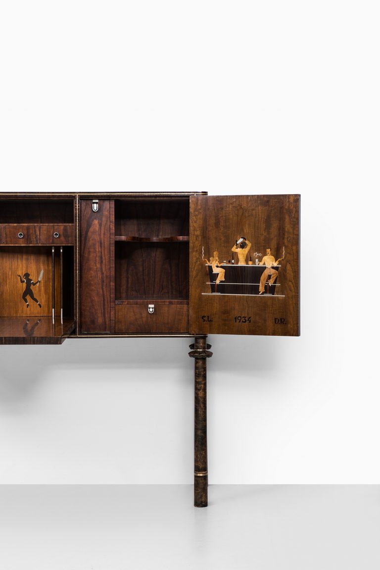 Sture Lindholm unique bar cabinet at Studio Schalling
