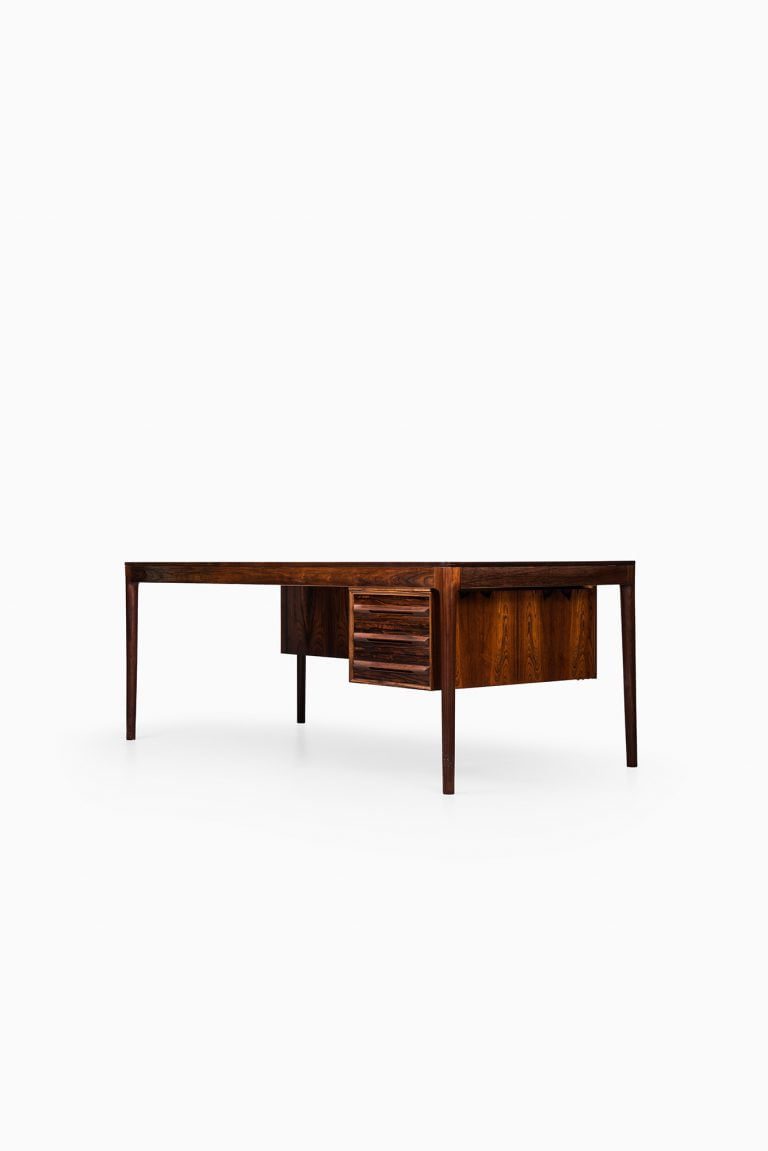 Torbjørn Afdal large desk in rosewood at Studio Schalling