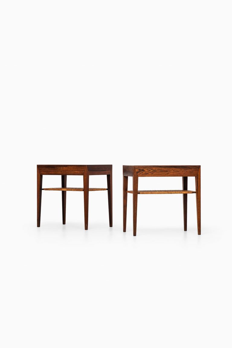 Severin Hansen bedside tables in rosewood at Studio Schalling