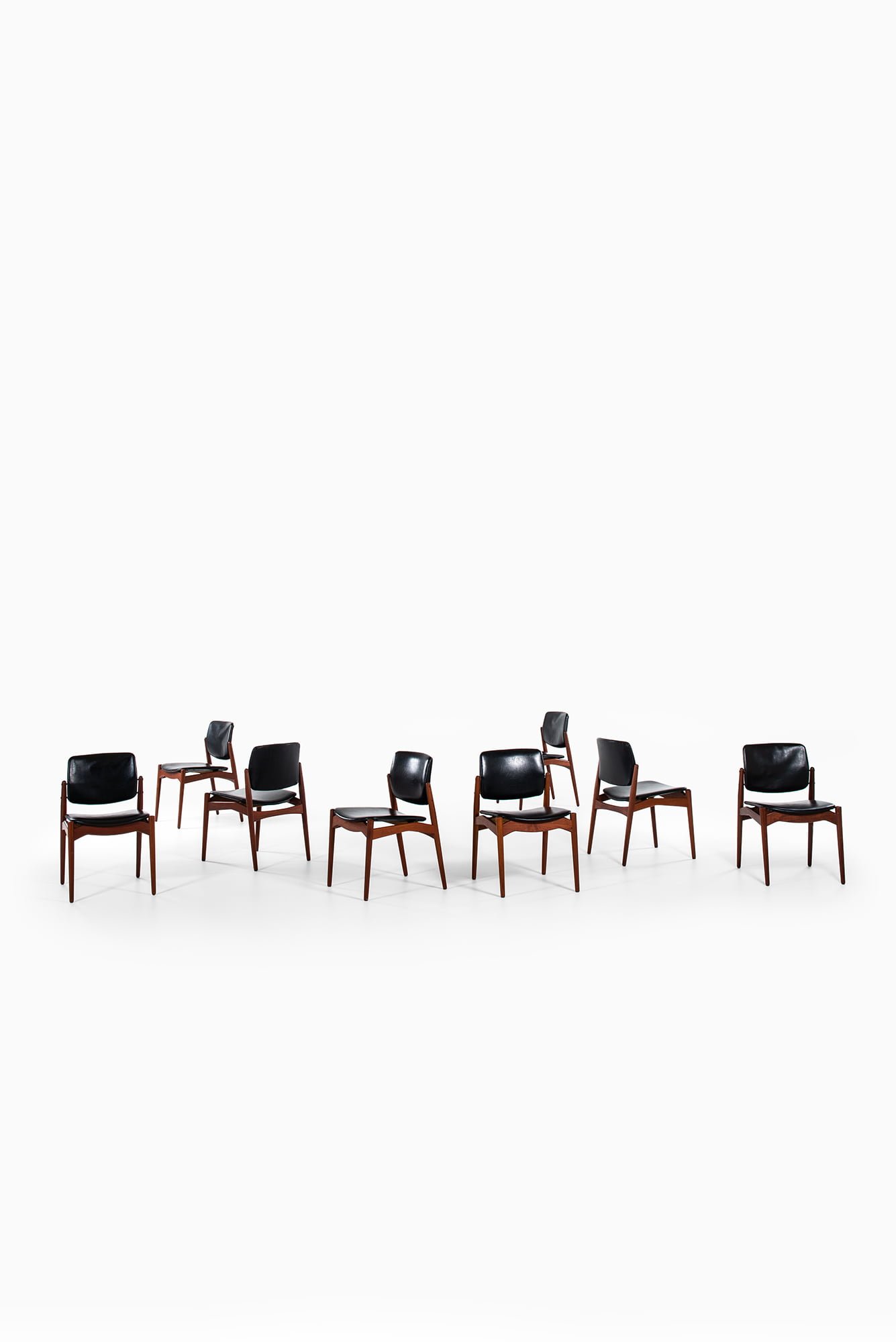 Erik Buch dining chairs model Captain at Studio Schalling