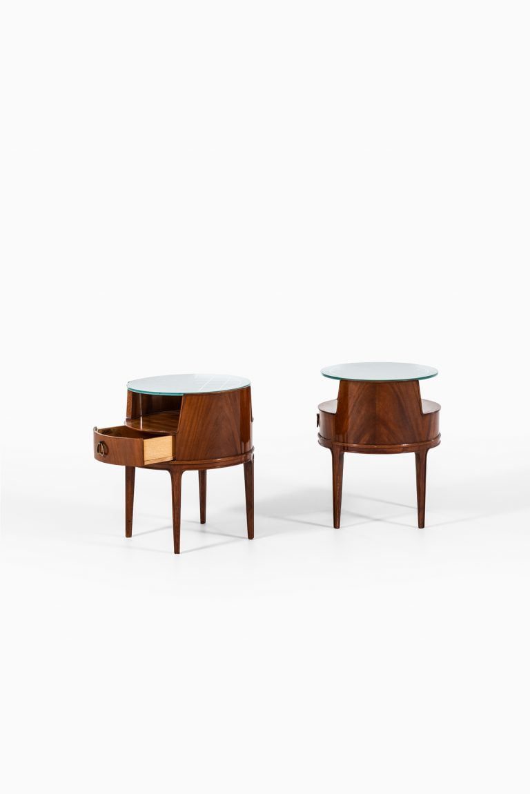 Axel Larsson bedside tables by Bodafors at Studio Schalling
