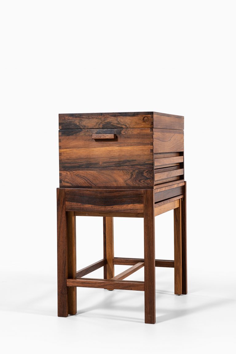 Gunnar Myrstrand side table in rosewood at Studio Schalling