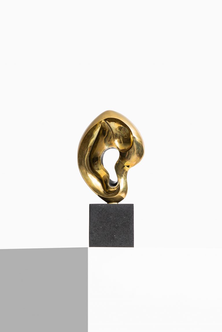 Christian Berg sculpture in bronze and stone at Studio Schalling
