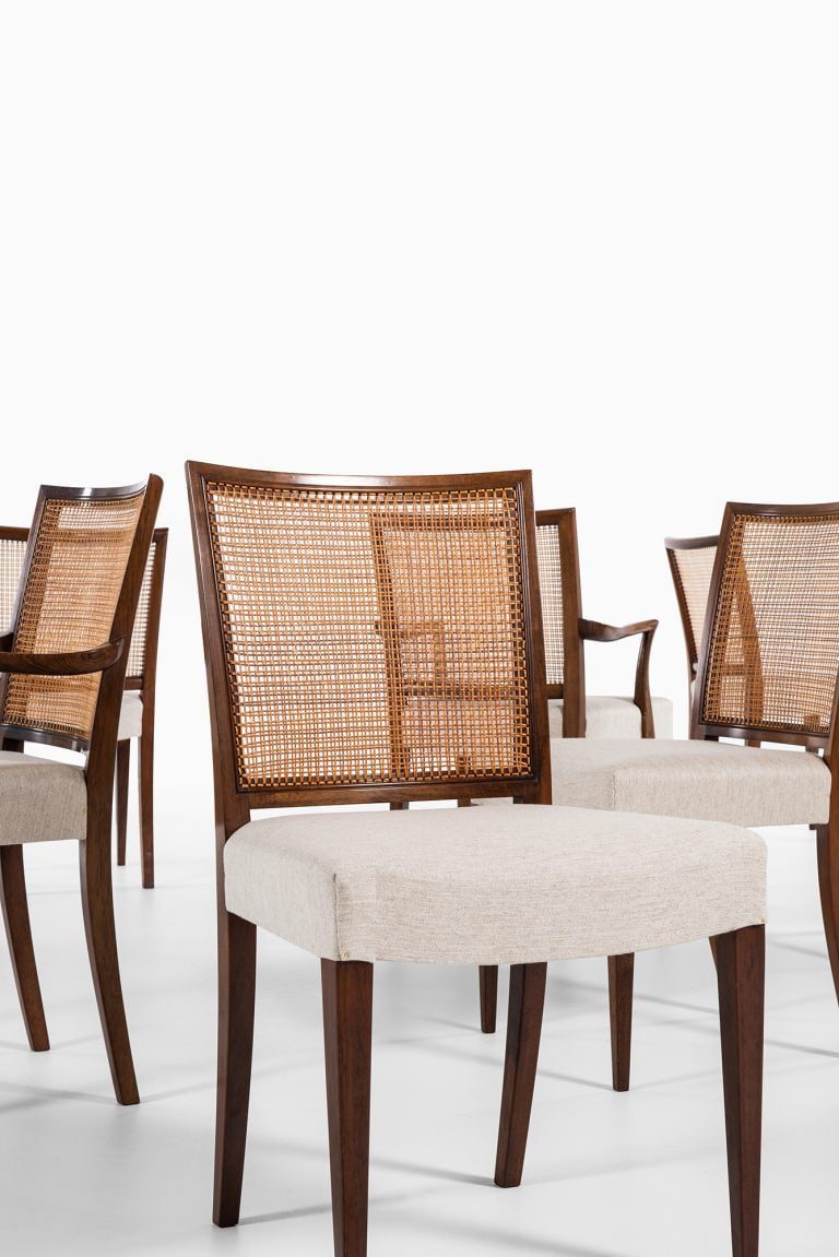 Ernst Kühn dining chairs by Lysberg Hansen & Therp at Studio Schalling