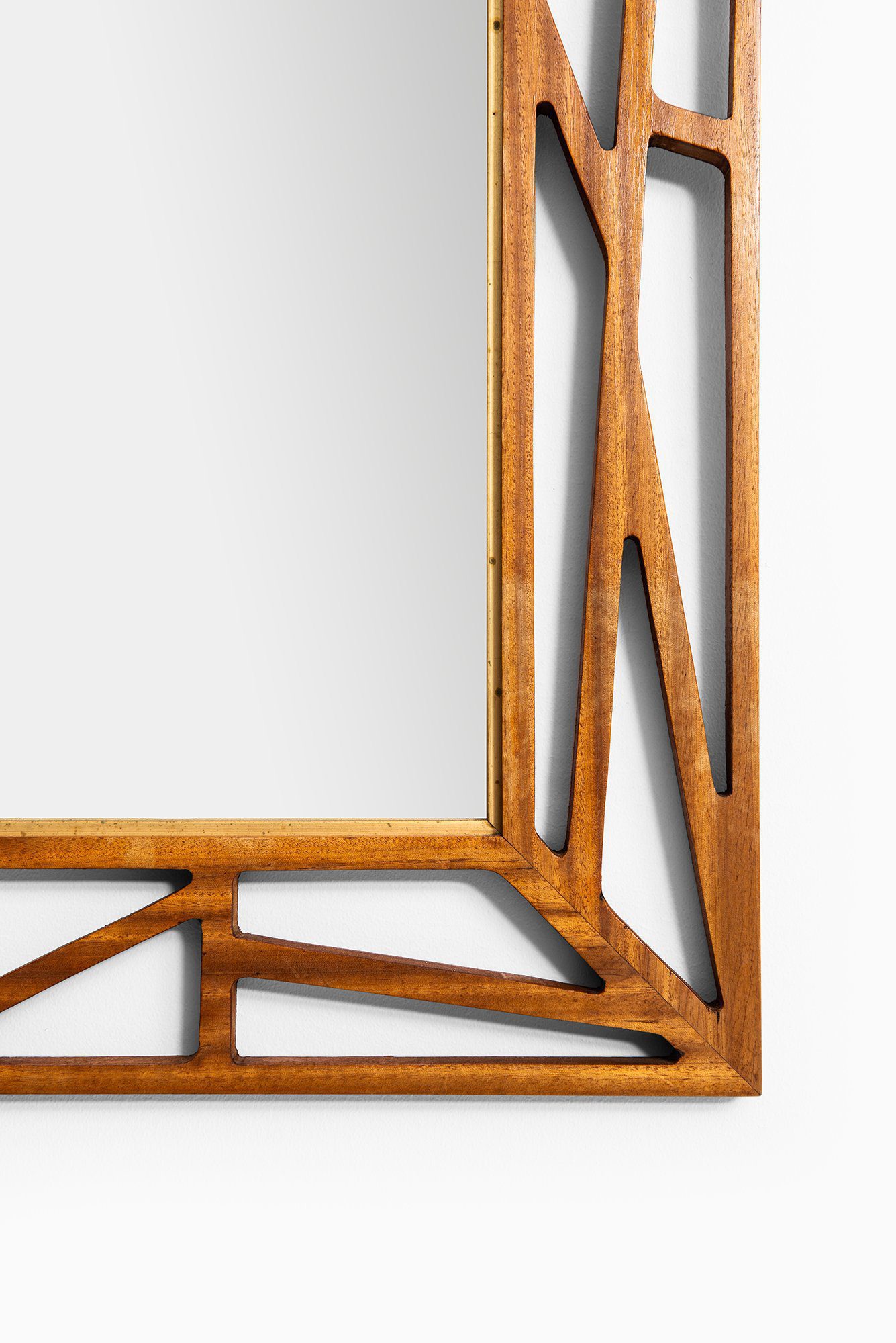 Yngve Ekström attributed mirror in mahogany at Studio Schalling