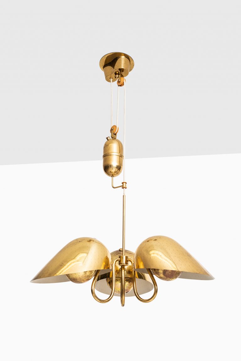 Carl-Axel Acking ceiling lamp in brass at Studio Schalling