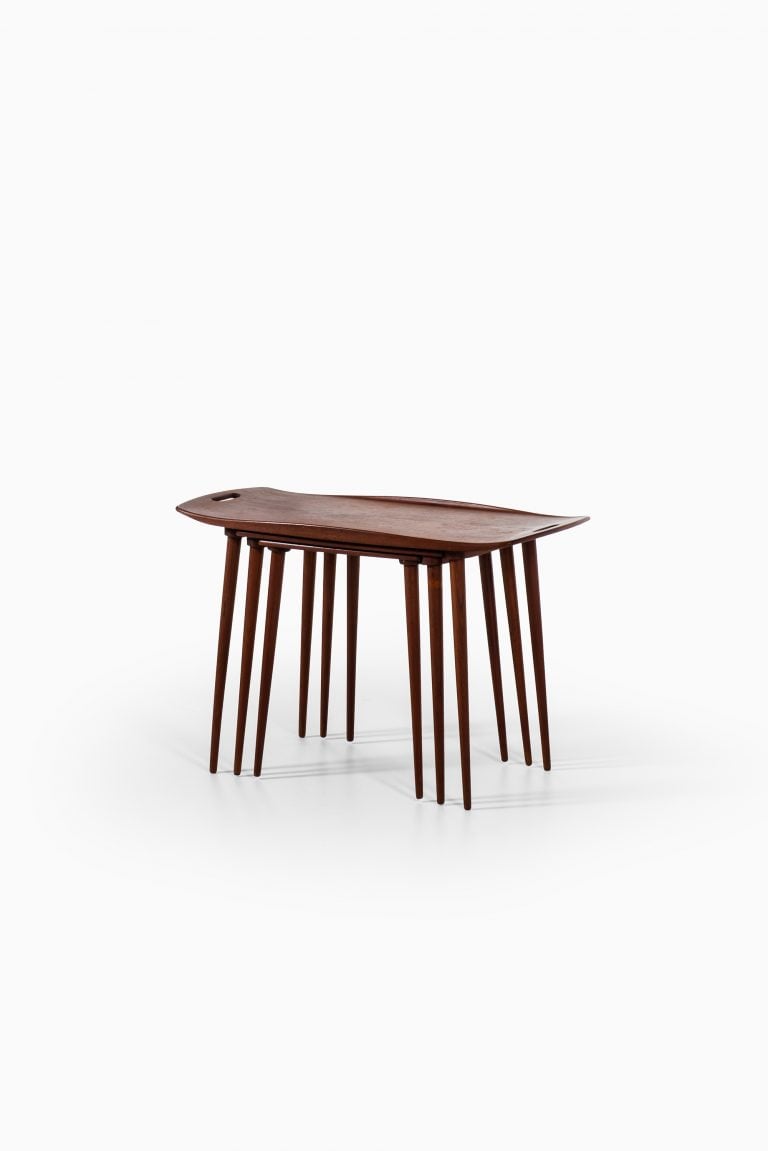Jens Harald Quistgaard nesting tables in teak at Studio Schalling