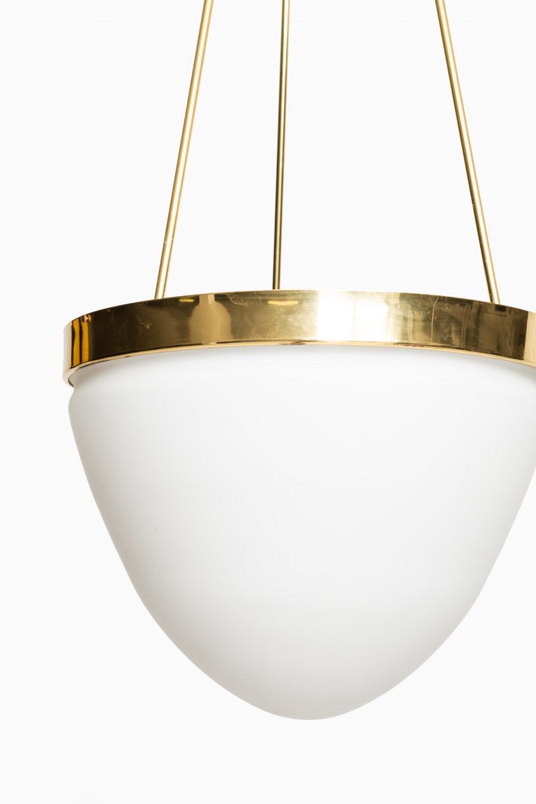 Lars Bylund Moon ceiling lamp in brass at Studio Schalling