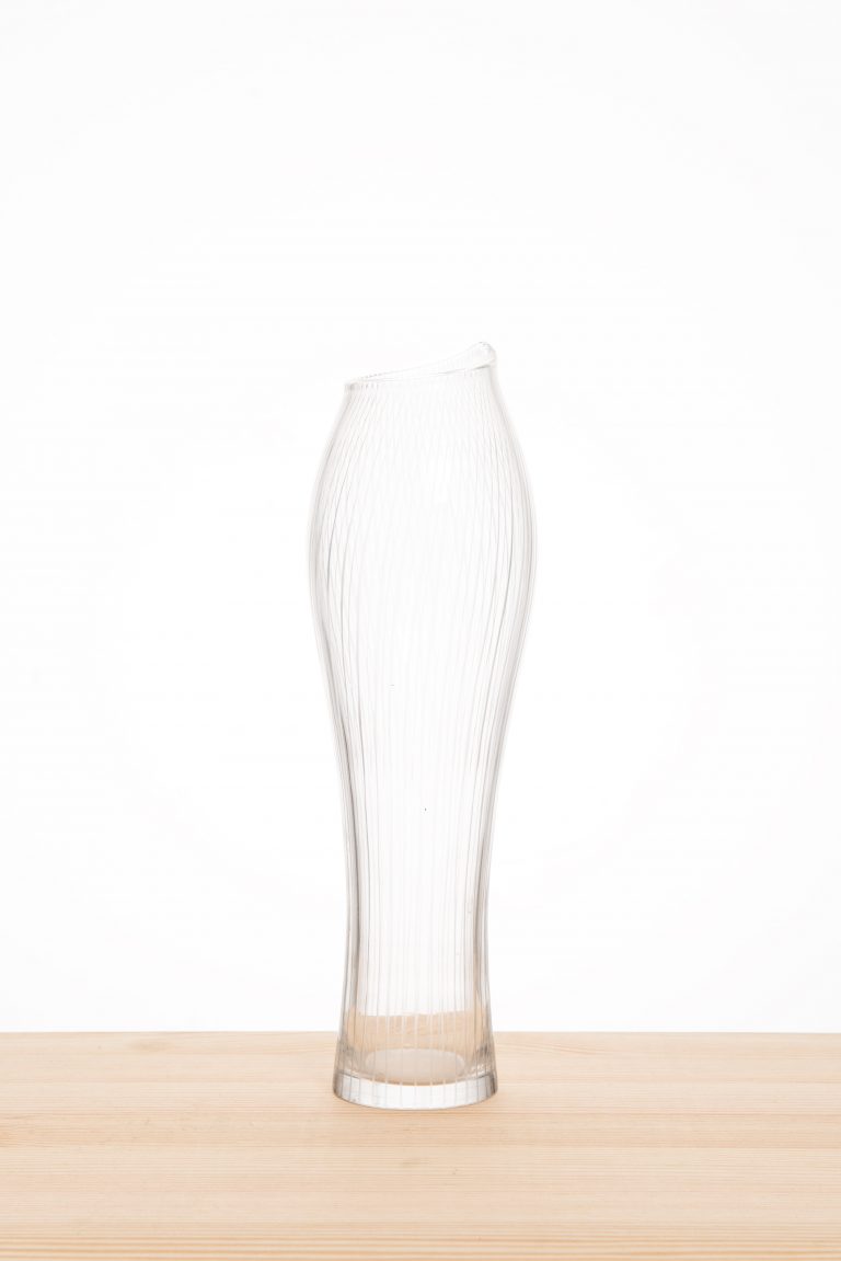 Tapio Wirkkala glass vase by Iittala at Studio Schalling