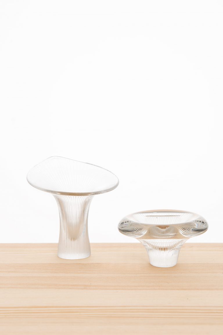 Tapio Wirkkala Kantarelli glass vases at Studio Schalling