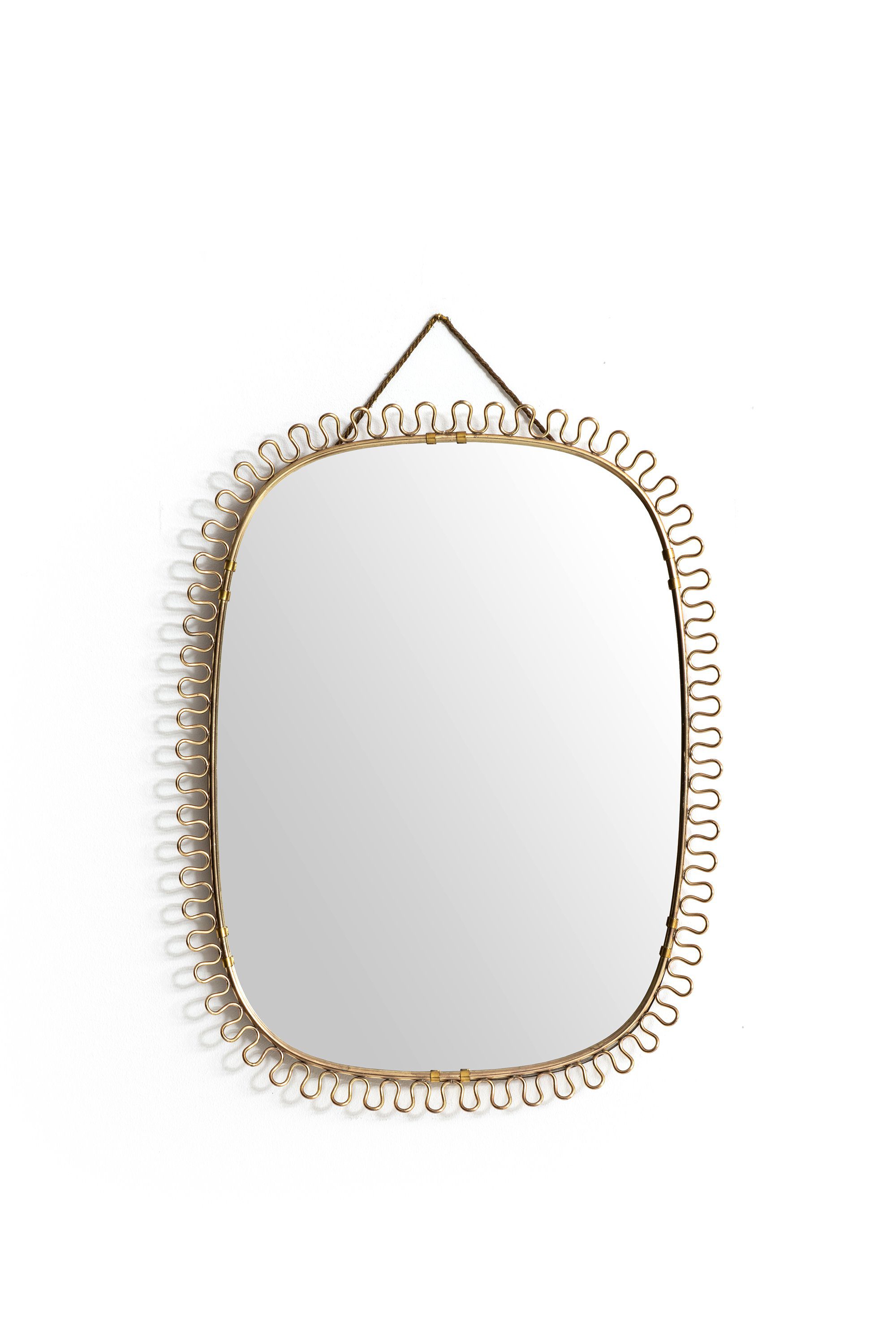 Josef Frank mirror in brass at Studio Schalling