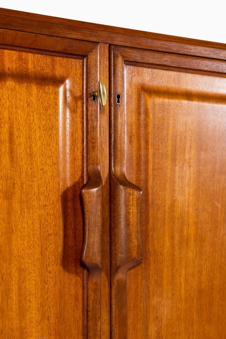Bertil Fridhagen Facett cabinet in mahogany at Studio Schalling