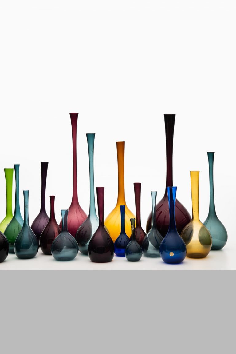 Arthur Percy glass vases by Gullaskruf at Studio Schalling
