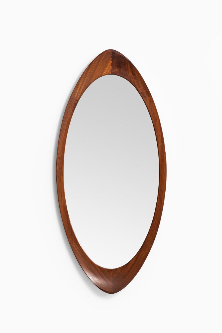 Mirror in teak by Glas & Trä Hovmantorp at Studio Schalling