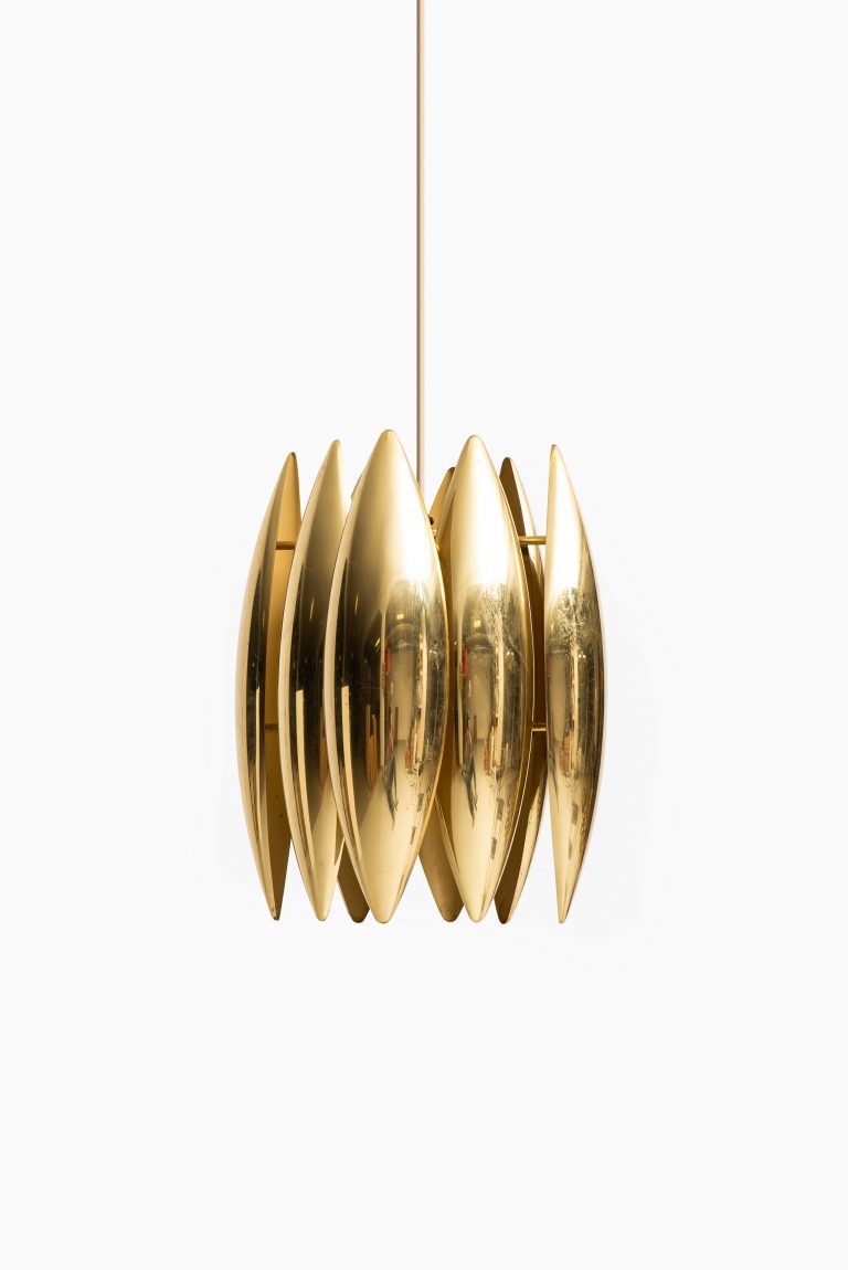 Jo Hammerborg Kastor ceiling lamp in brass at Studio Schalling