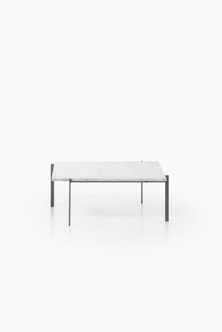 Poul Kjærholm PK-61 coffee table with marble at Studio Schalling