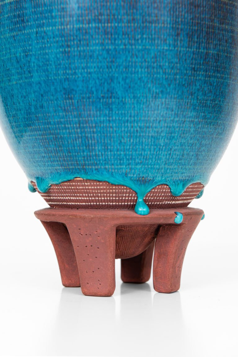Wilhelm Kåge ceramic vase Farsta at Studio Schalling