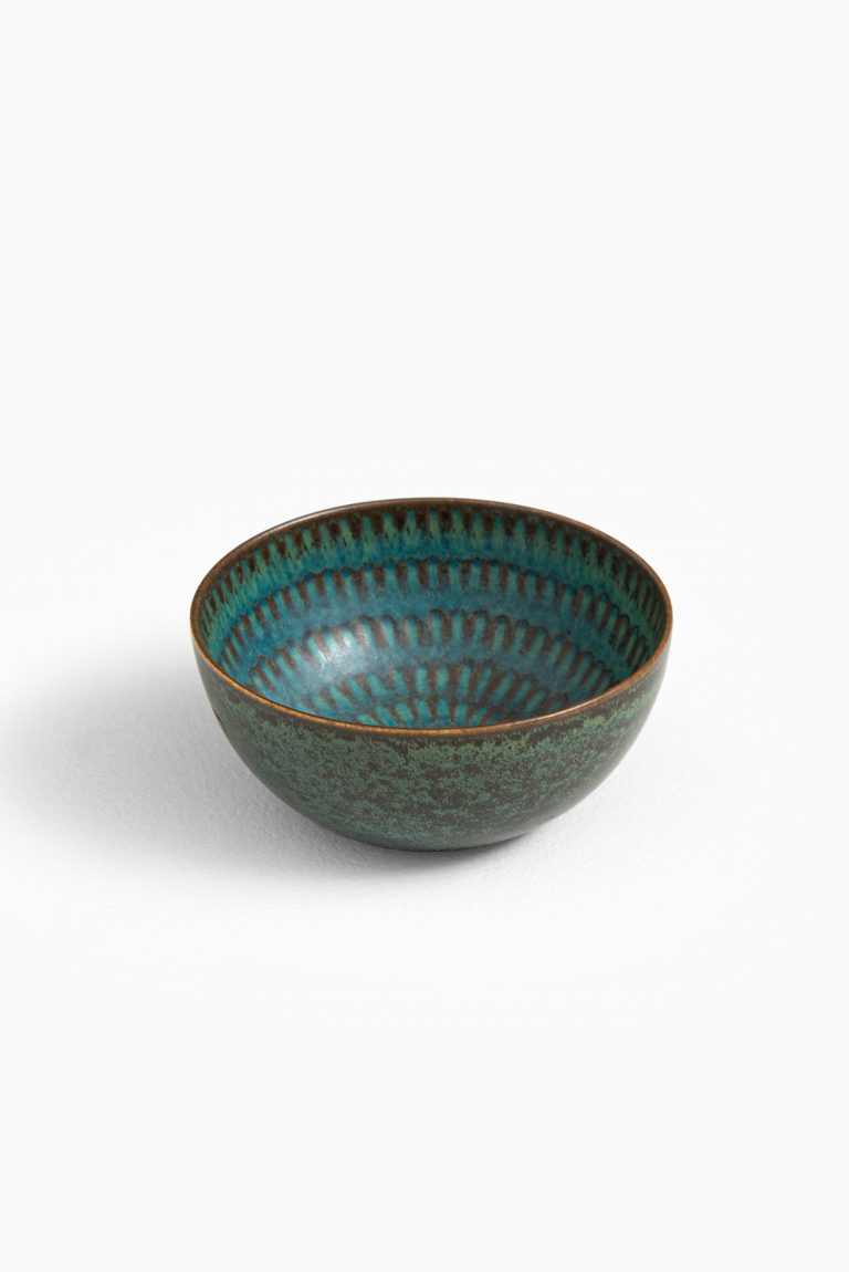 Stig Lindberg ceramic bowl by Gustavsberg at Studio Schalling