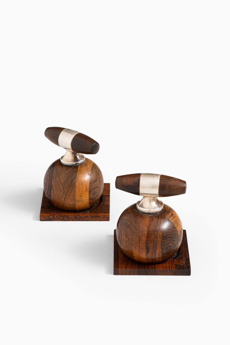 Richard Nissen salt & pepper mills in rosewood at Studio Schalling