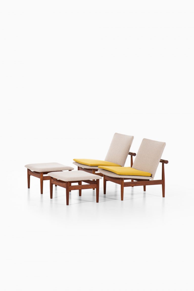 Finn Juhl easy chairs model Japan at Studio Schalling