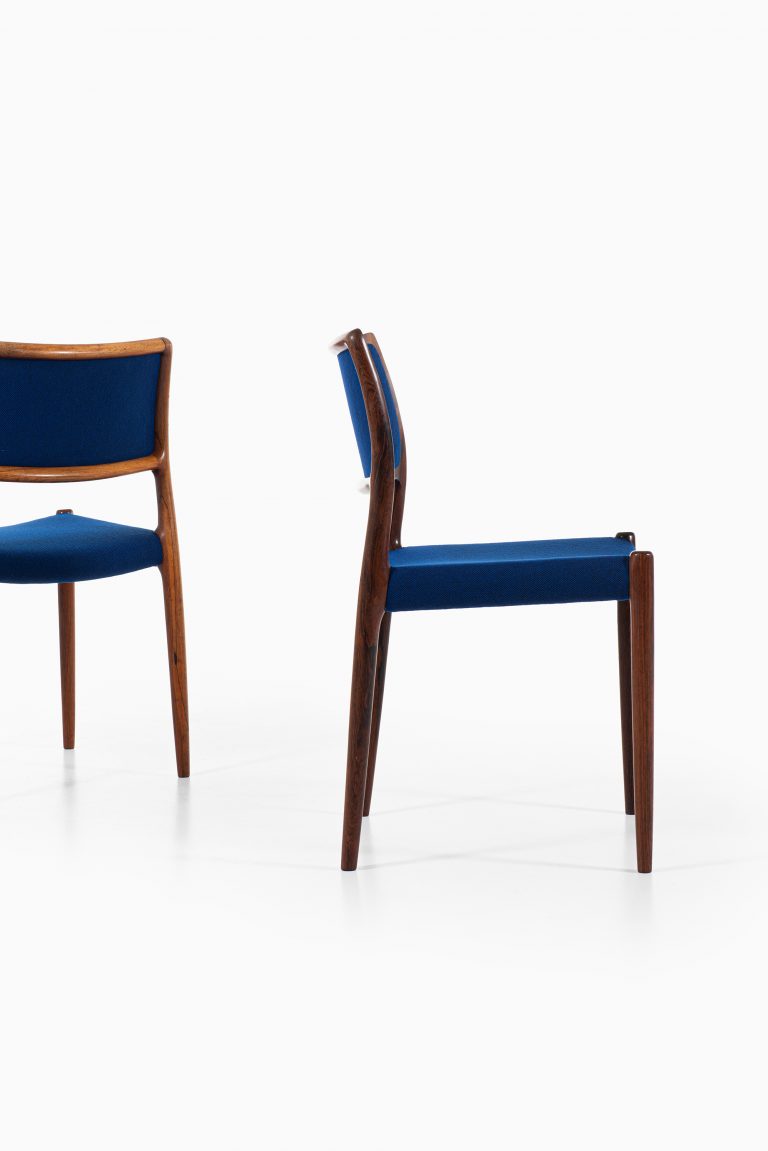 Niels Otto Møller dining chairs model 80 at Studio Schalling
