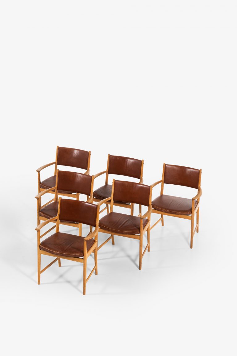 Kai Lyngfeldt Larsen armchairs in oak at Studio Schalling
