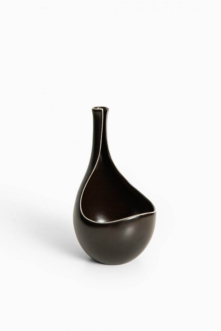 Stig Lindberg Pungo ceramic vase by Gustavsberg at Studio Schalling