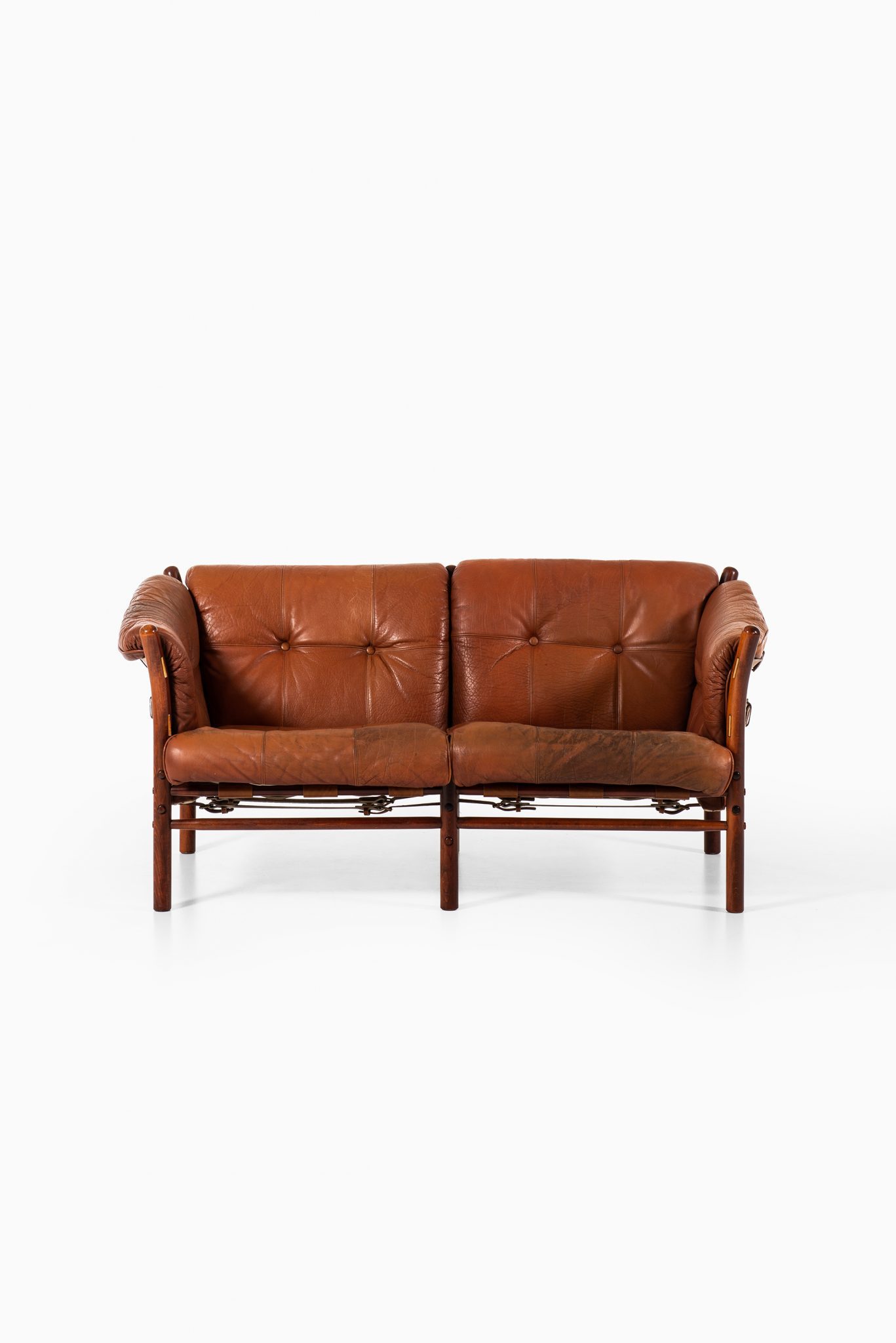 Arne Norell Ilona sofa in leather at Studio Schalling