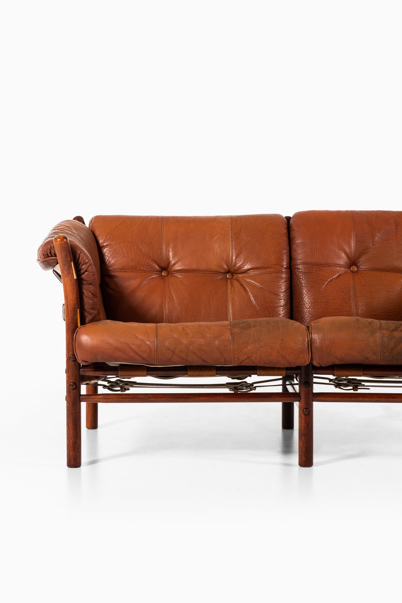 Arne Norell Ilona sofa in leather at Studio Schalling