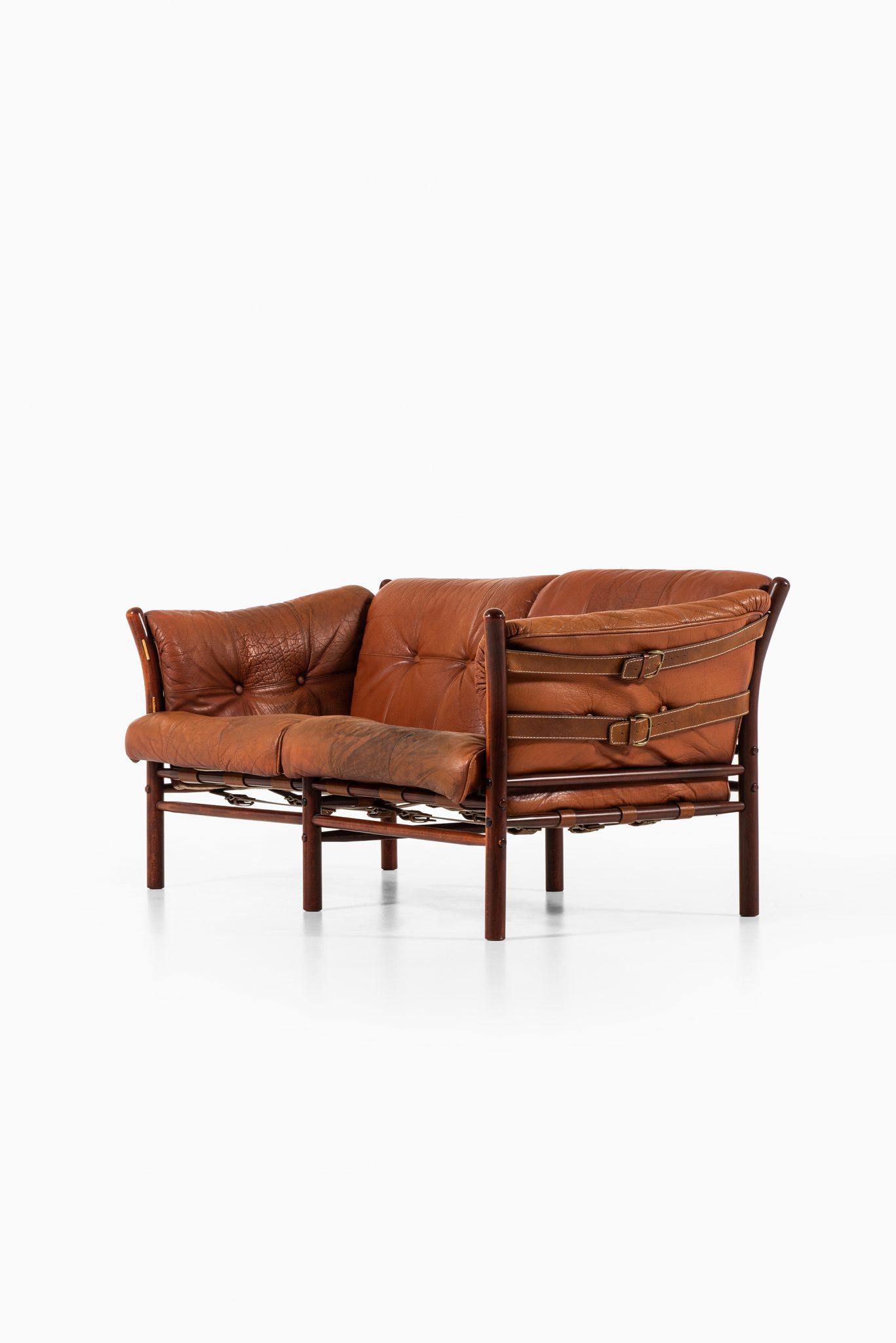 Arne Norell Ilona sofa in leather at Studio Schalling