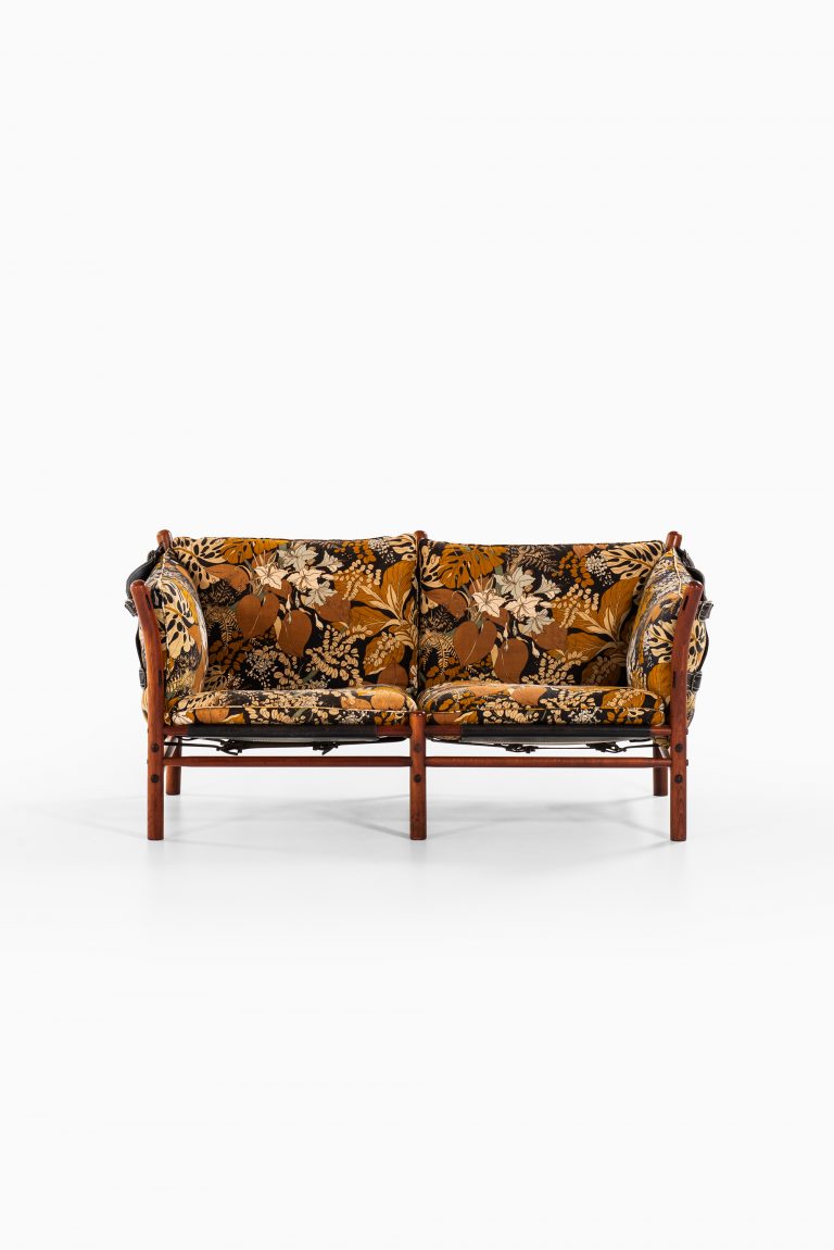 Arne Norell Ilona sofa in floral fabric at Studio Schalling
