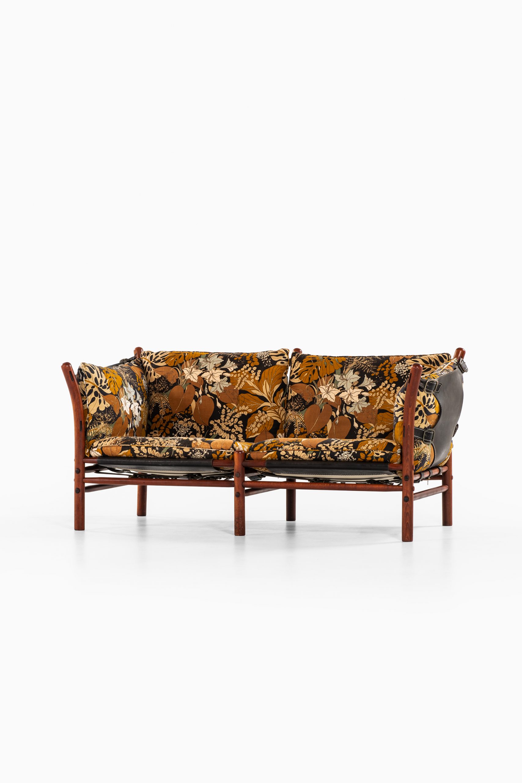 Arne Norell Ilona sofa in floral fabric at Studio Schalling
