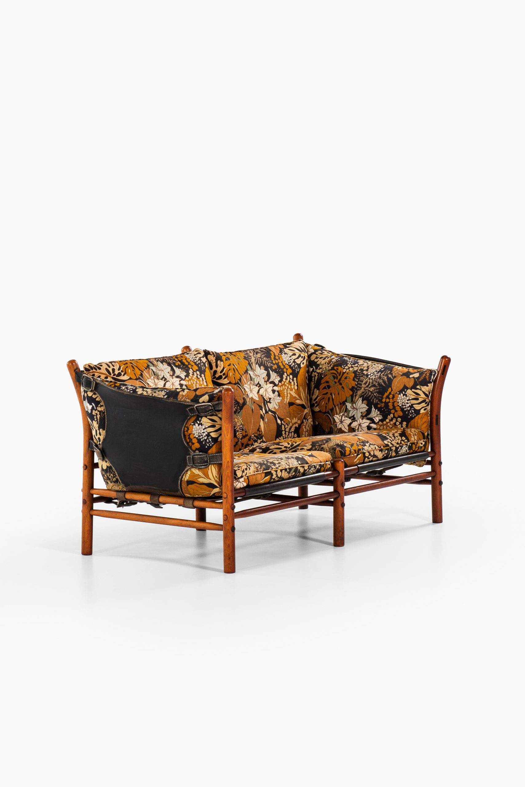 Arne Norell Ilona sofa in floral fabric at Studio Schalling