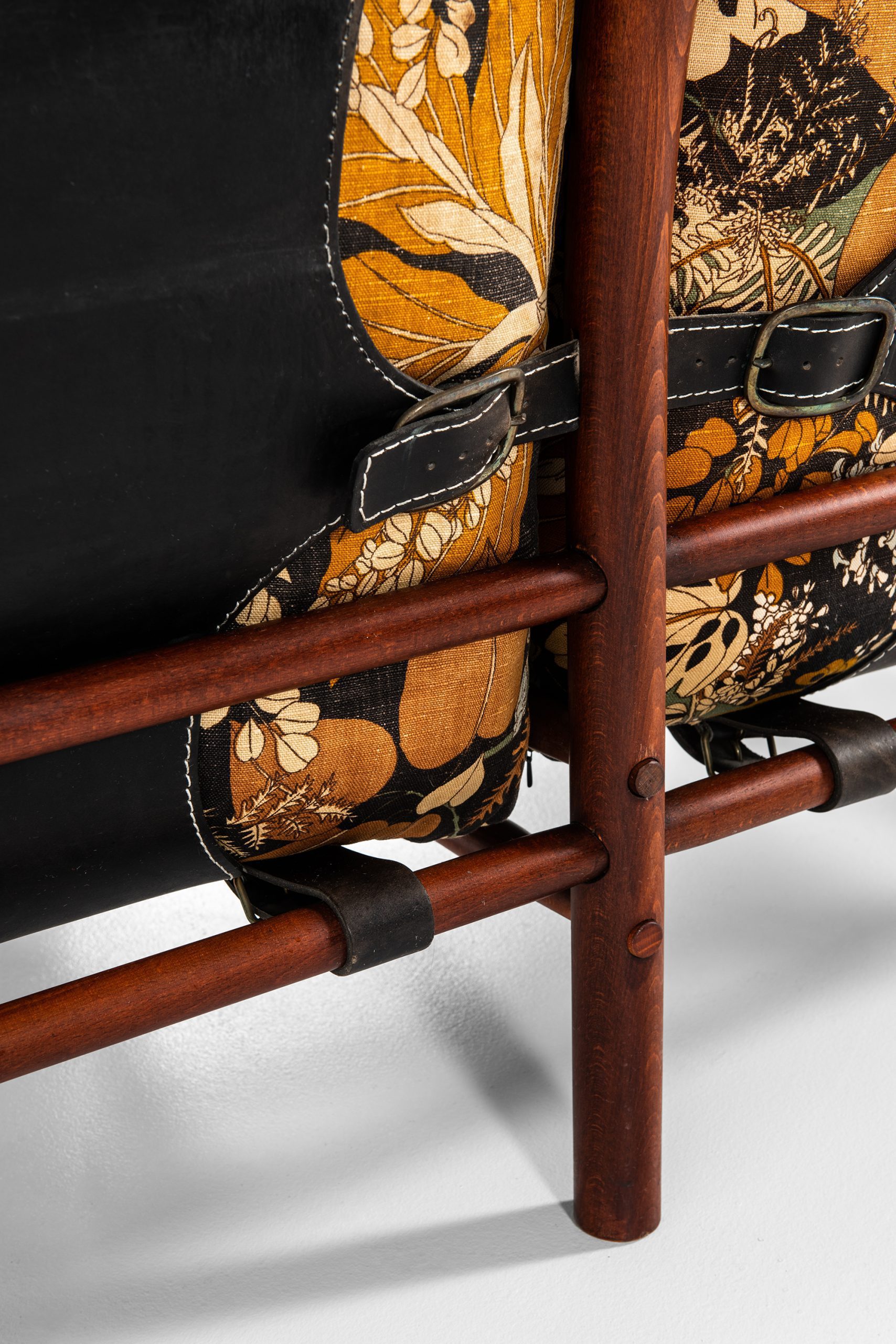 Arne Norell Ilona sofa in floral fabric at Studio Schalling