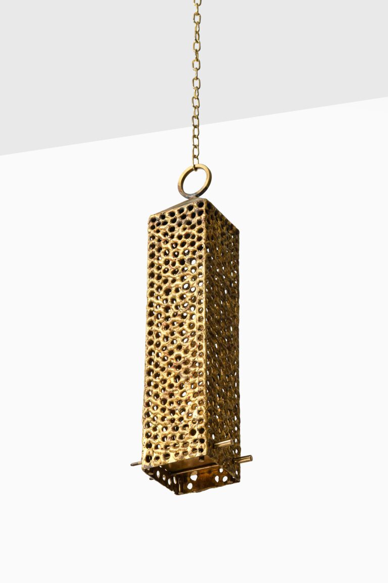 Pierre Forsell lantern in brass at Studio Schalling
