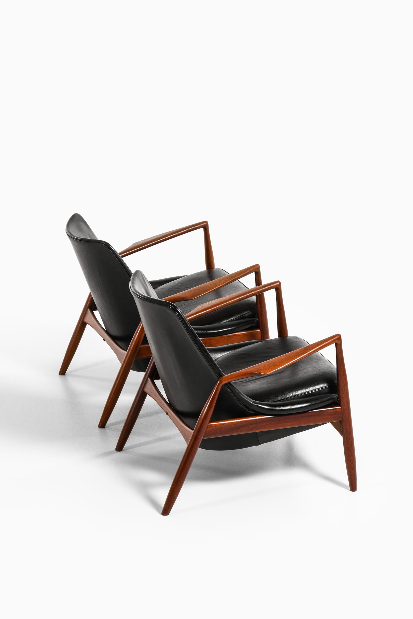 Ib Kofod-Larsen Seal easy chairs by OPE at Studio Schalling