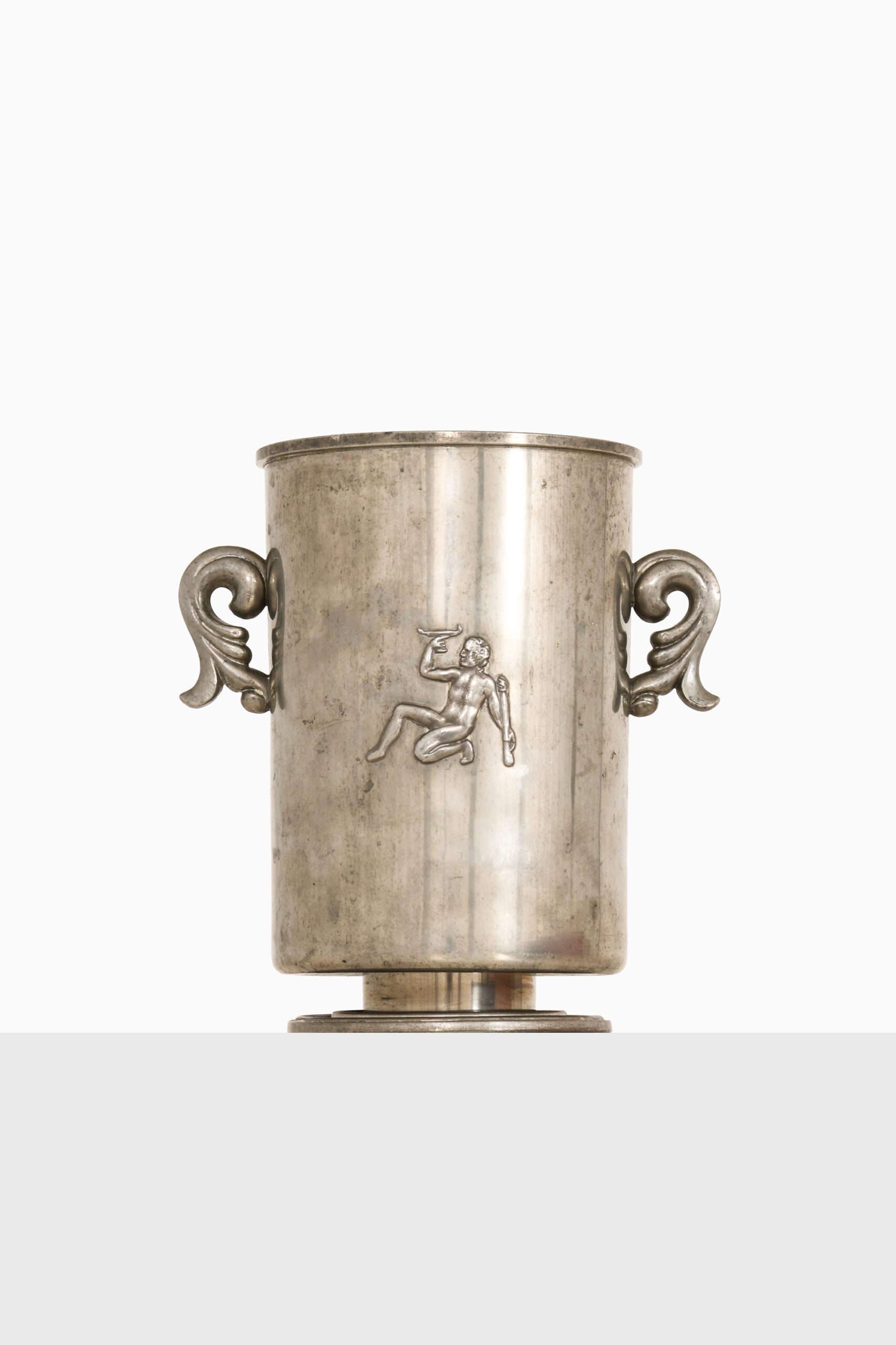 Pewter vase by Eskilstuna Metallindustri at Studio Schalling
