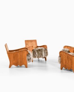 Axel Einar Hjorth easy chairs model Lovö at Studio Schalling