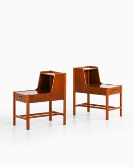 David Rosén bedside tables in mahogany at Studio Schalling
