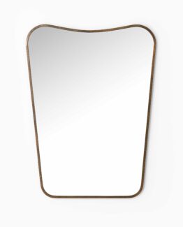 Mirror in brass by Nordiska Kompaniet at Studio Schalling