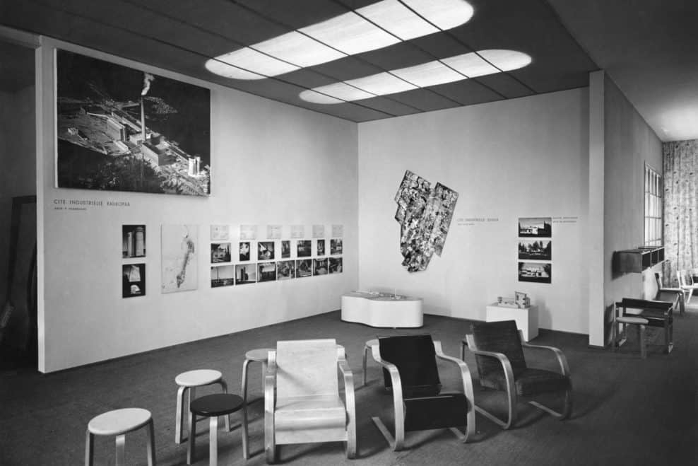 Aalto Chairs, Finnish Pavilion, Paris World’s Fair, 1937
