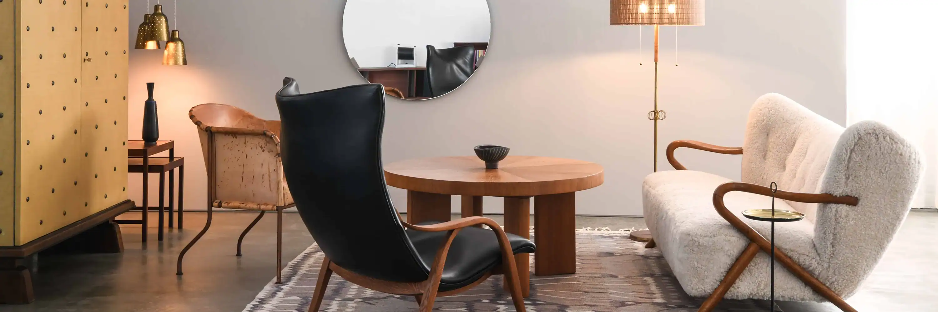 Livingroom with Otto Schulz Cabinet